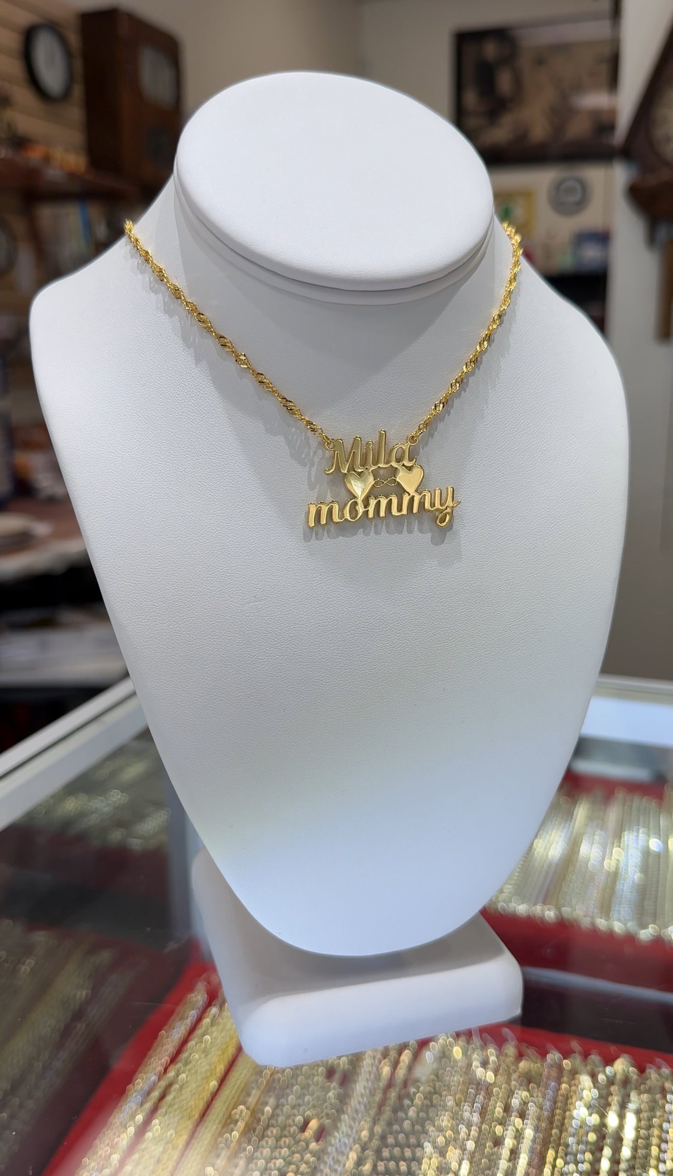 Infinity 2 Name Necklace