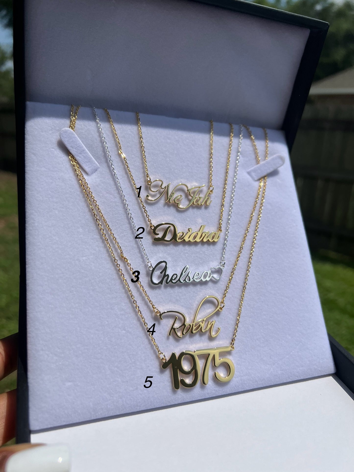 Choose Your Font Name Necklace