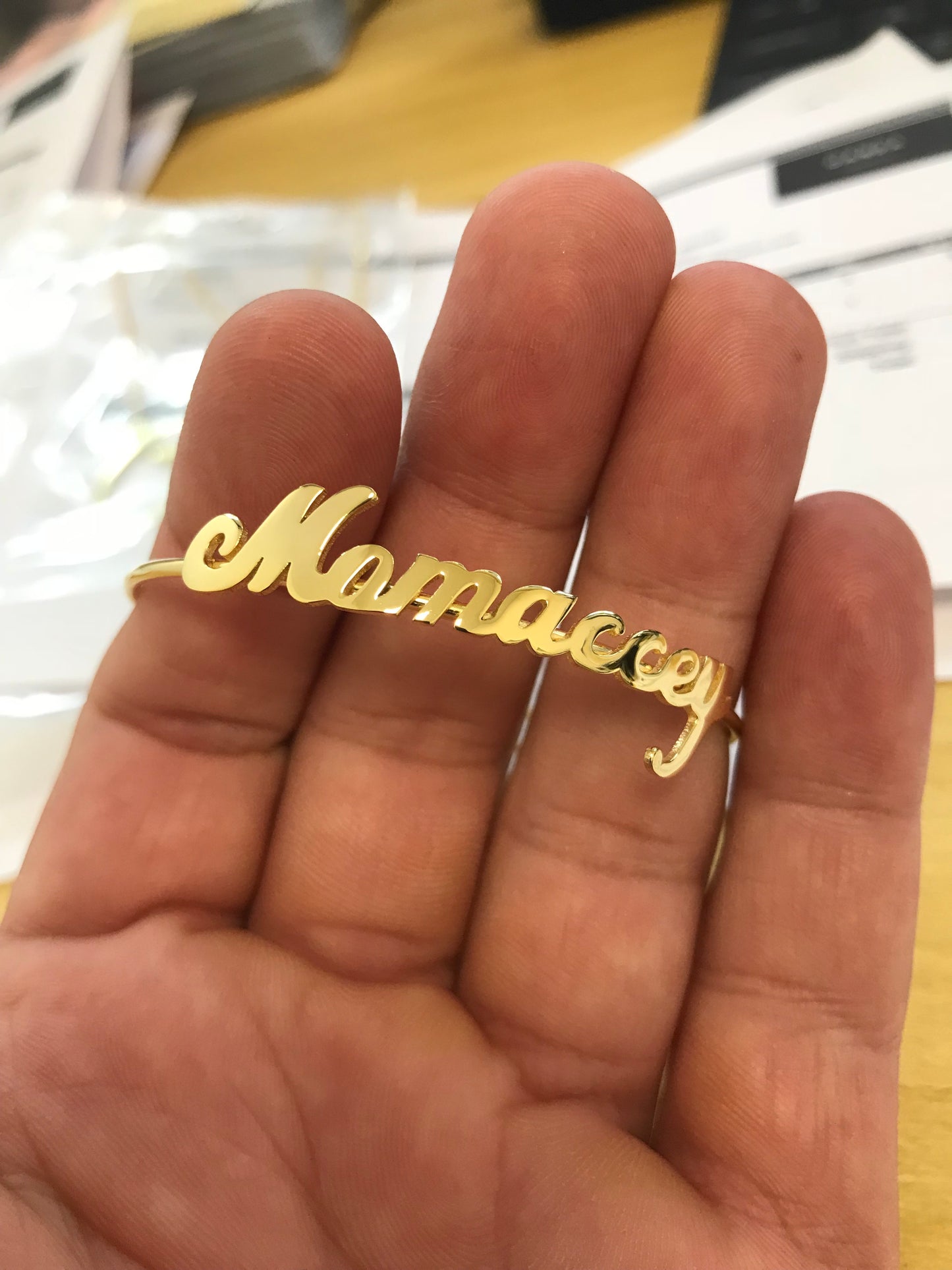 Toddler Nameplate Bangle