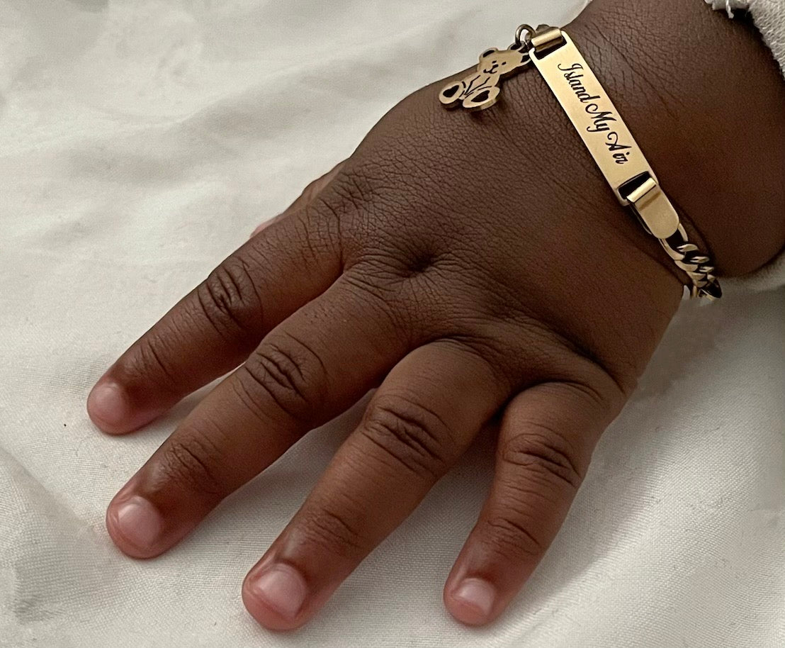 Kids ID Bear Bracelet