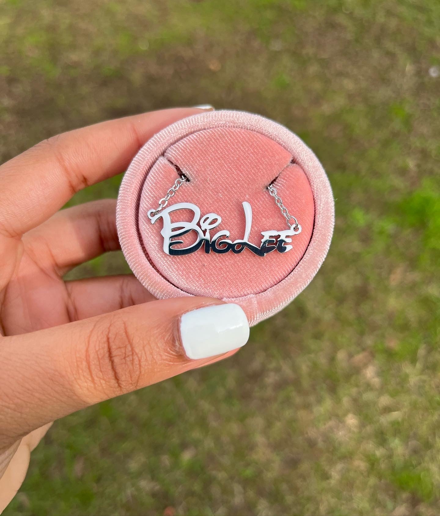 Disney Font Nameplate