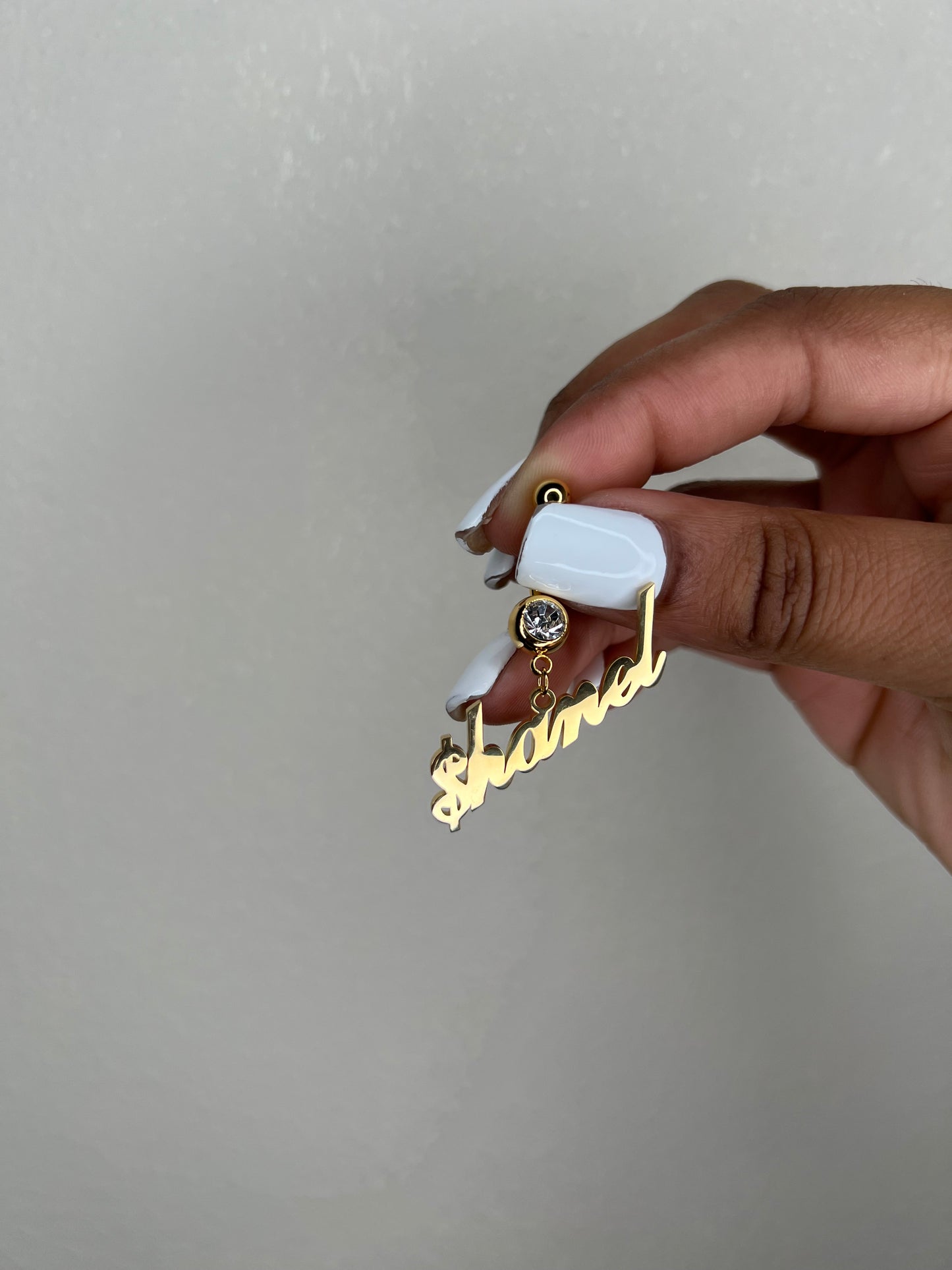 Nameplate Belly Ring
