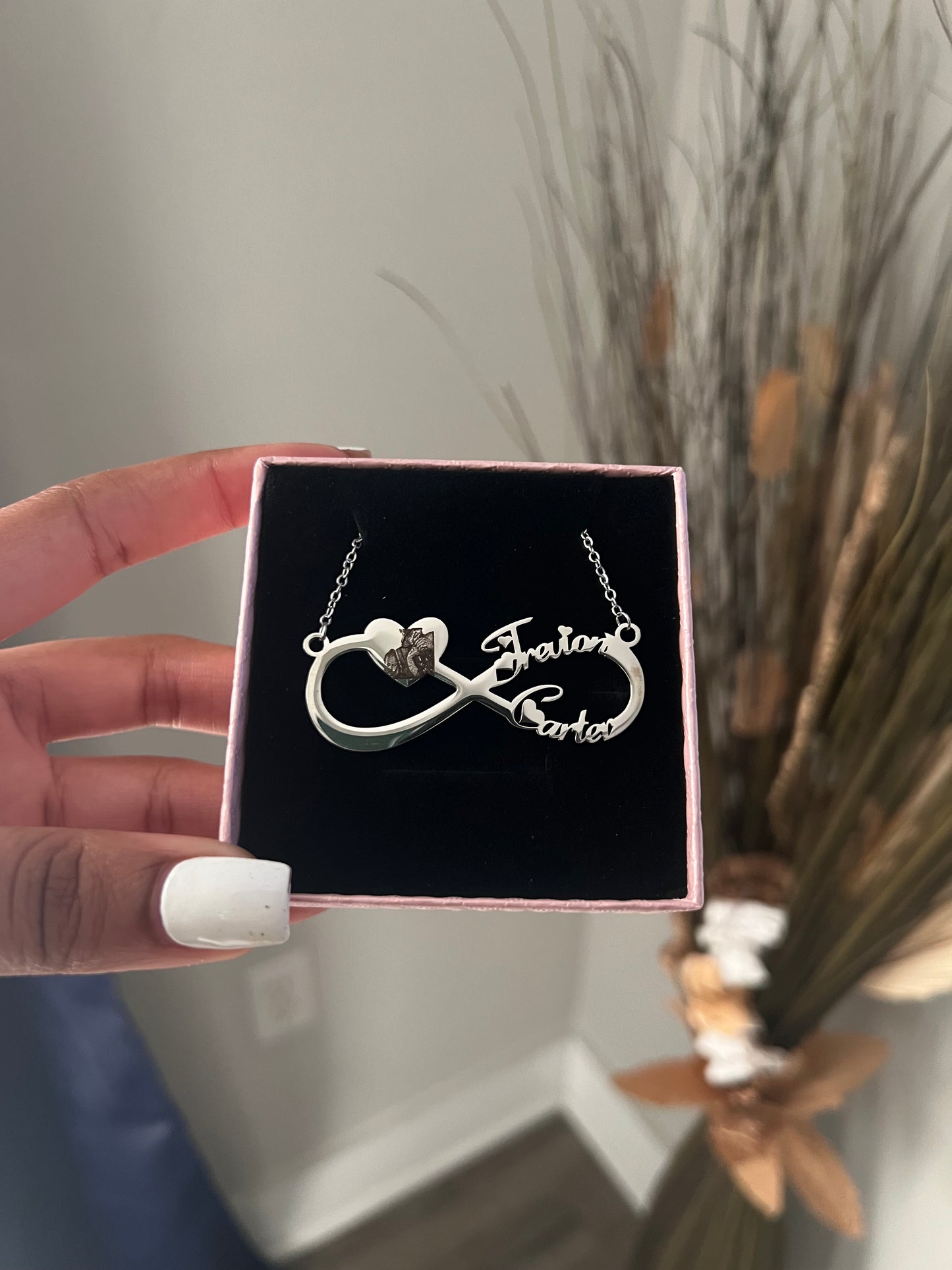 Photo Infinity Necklace