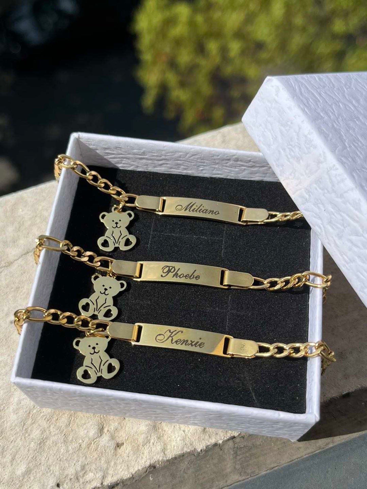 Kids ID Bear Bracelet