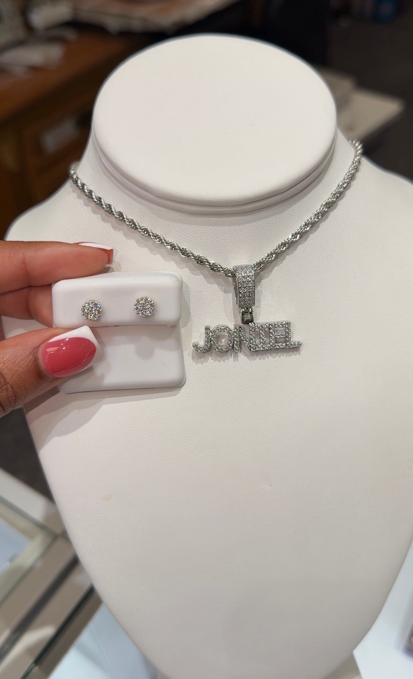 2PC Icy Nameplate Set
