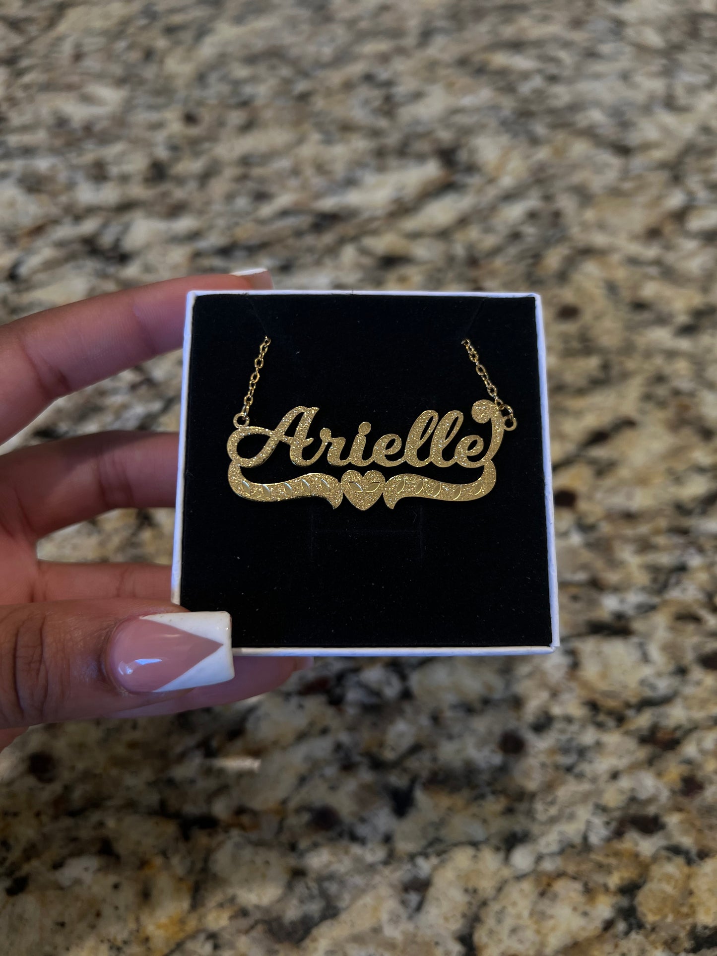 Diamond Cut Name Necklace
