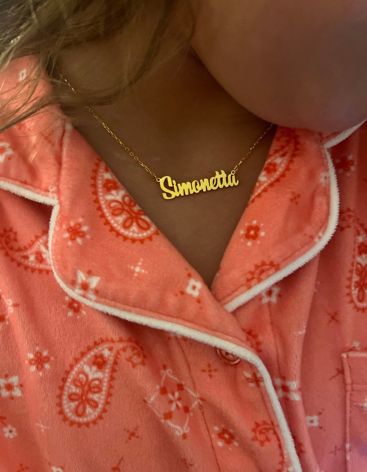 Bold Font Name Necklace