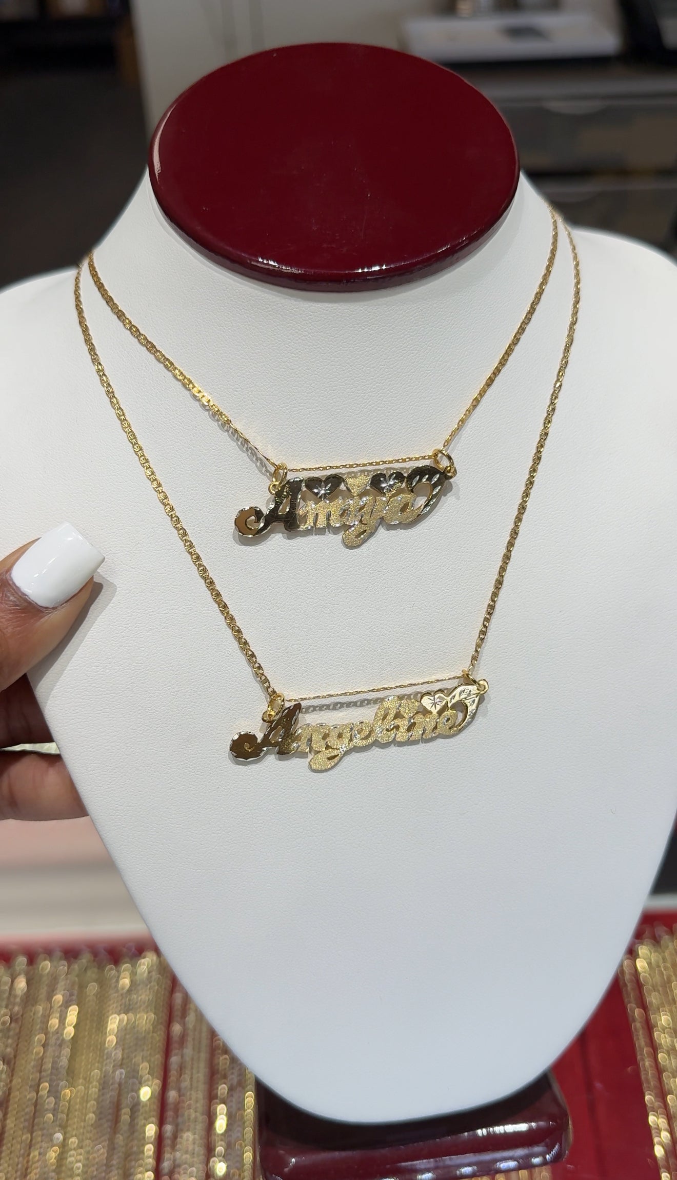 Celebrity Style Name Necklace