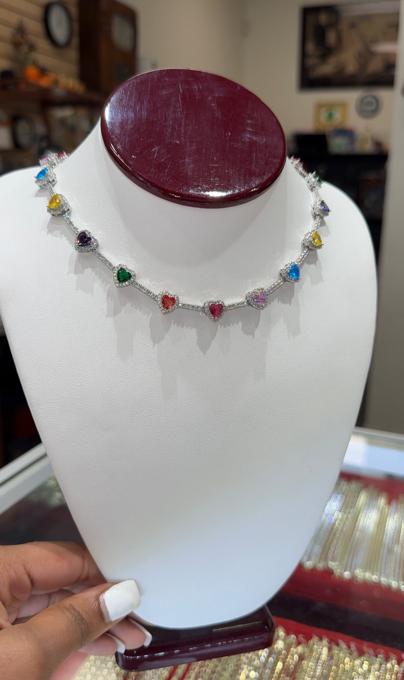 Luxe Multicolor Heart Tennis