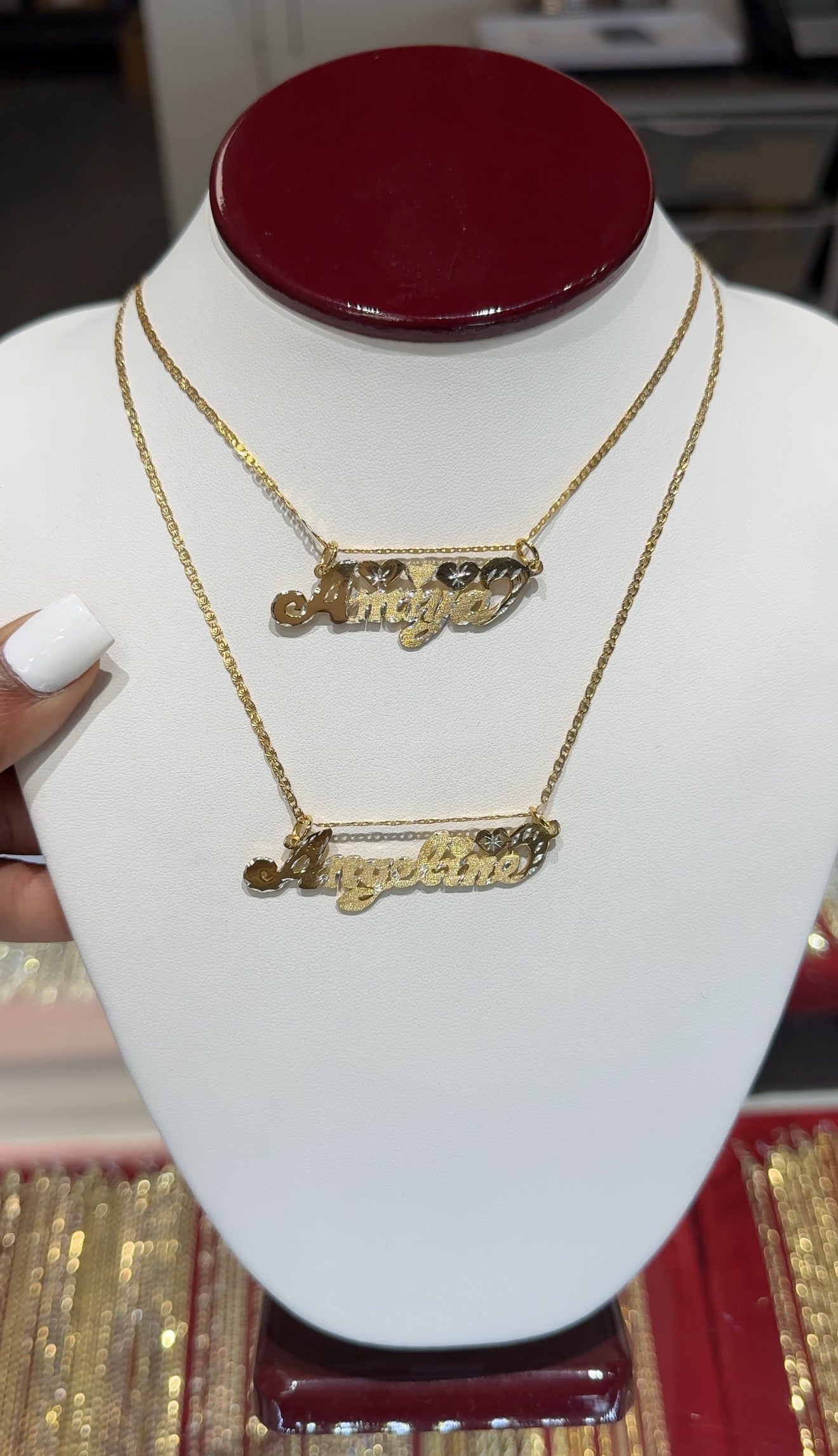 Celebrity Style Name Necklace