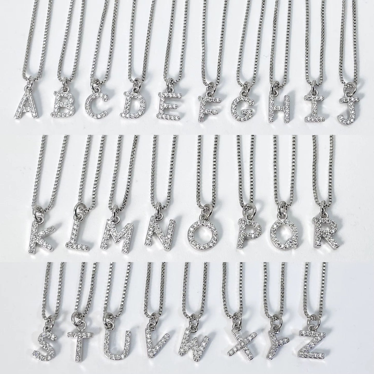 Dainty Tiny Initial Necklace