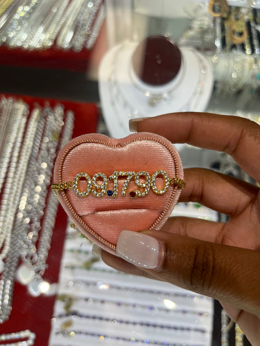 Diamond Birth Year Bracelet