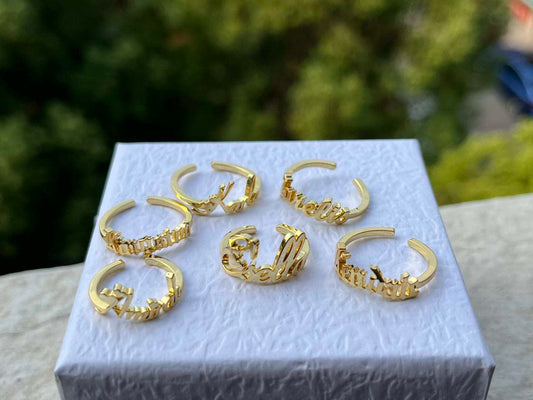 Nameplate Kids Ring