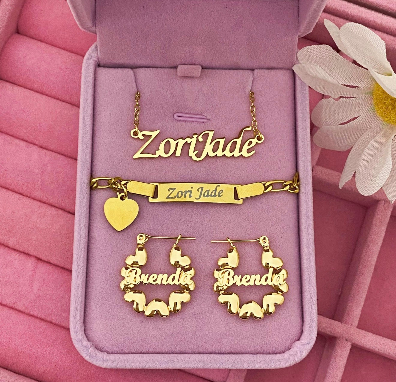 3PC love ID Bracelet Set