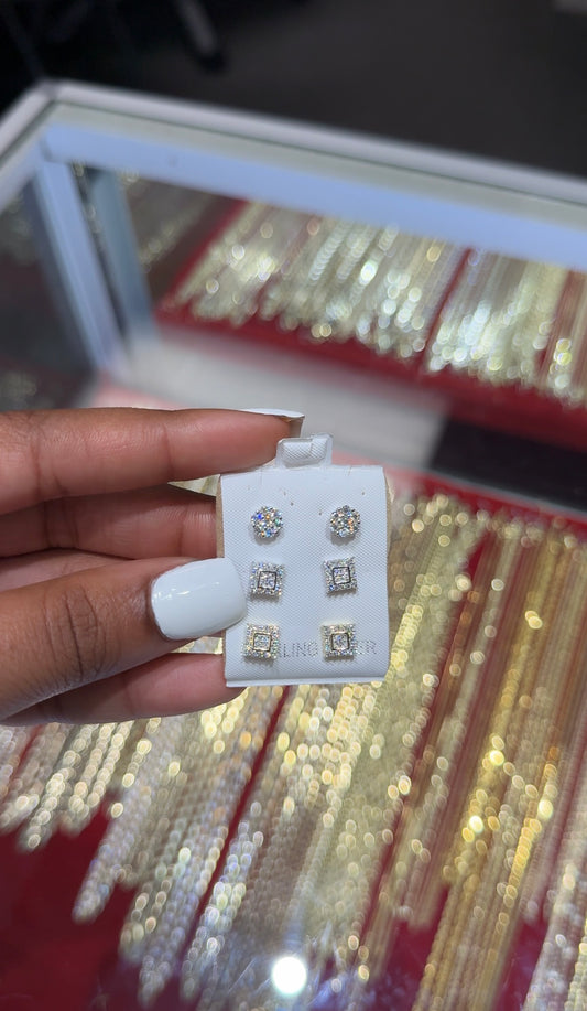Diamond Stud Earrings
