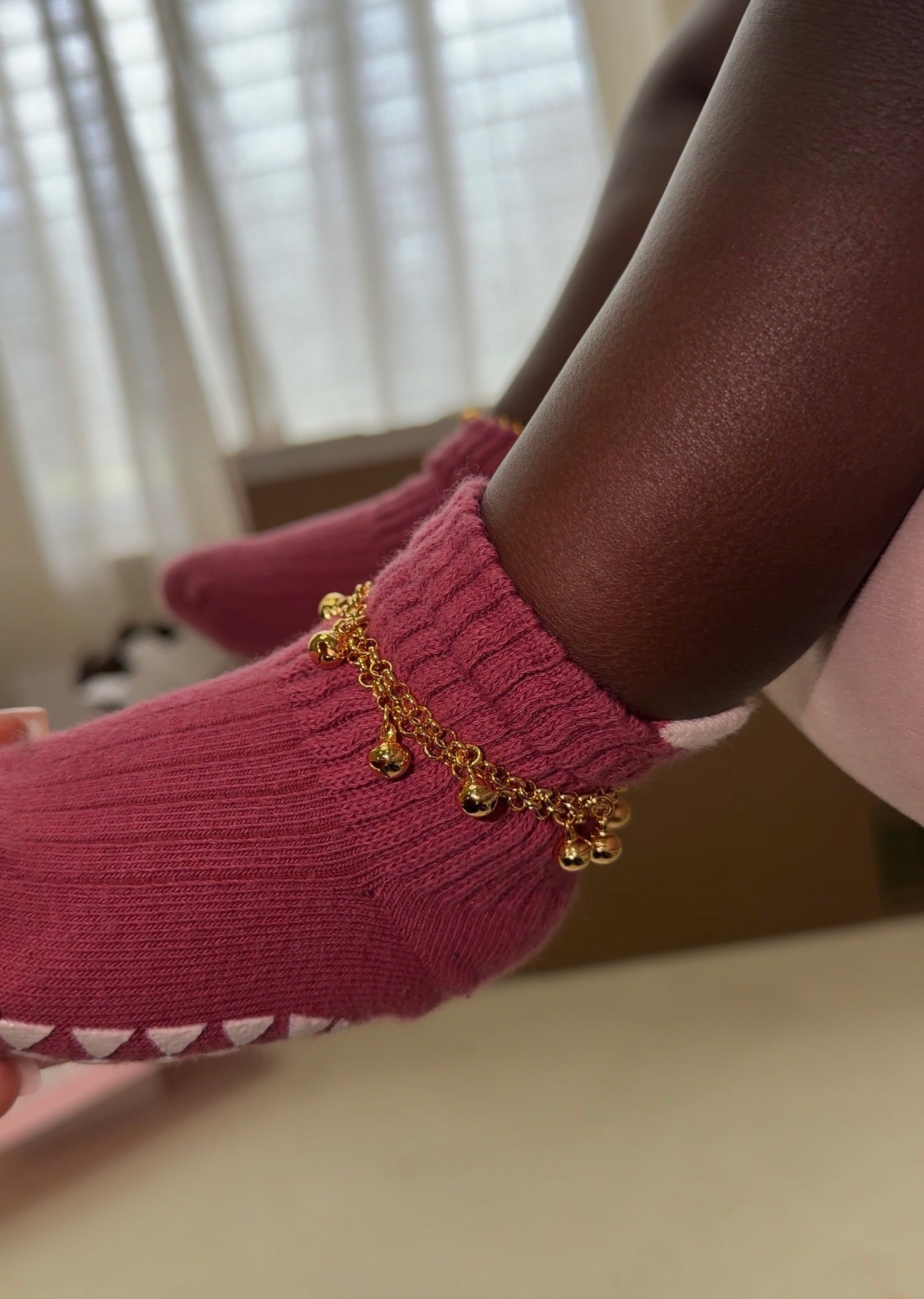 2PC Baby Bell Anklet