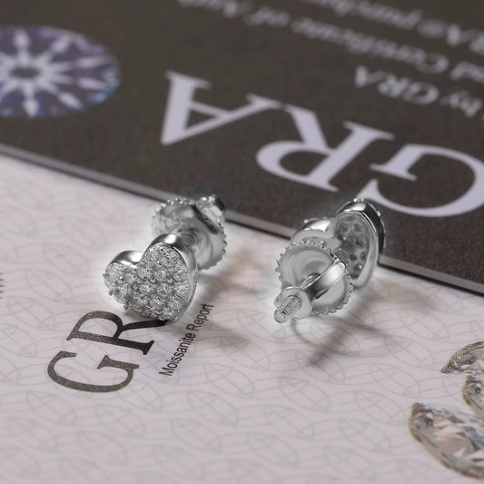 Everlasting Heart 925 Studs