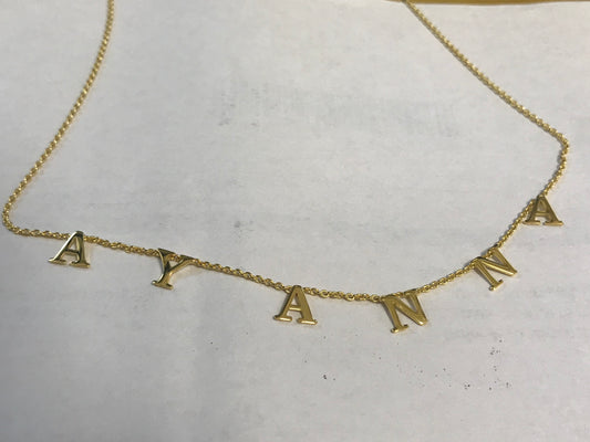 Custom Spaced Choker Necklace