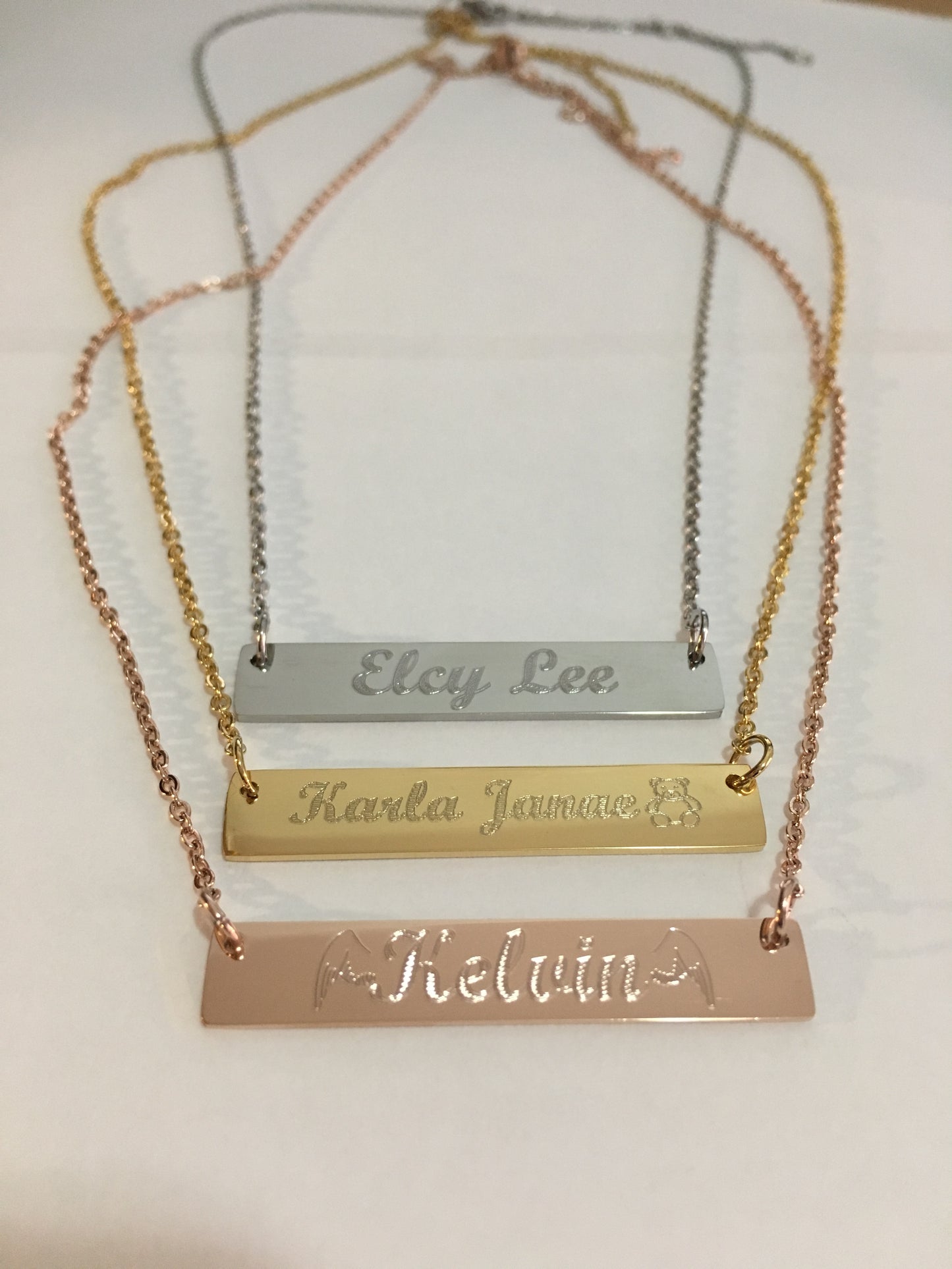 18K Bar Necklace