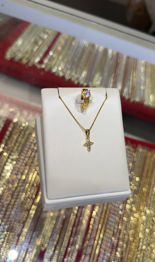 2PC Baby Boy Diamond Set