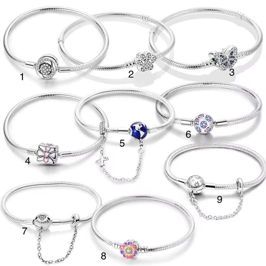 Pandora Charm snake Bracelet *charms purchased separately *