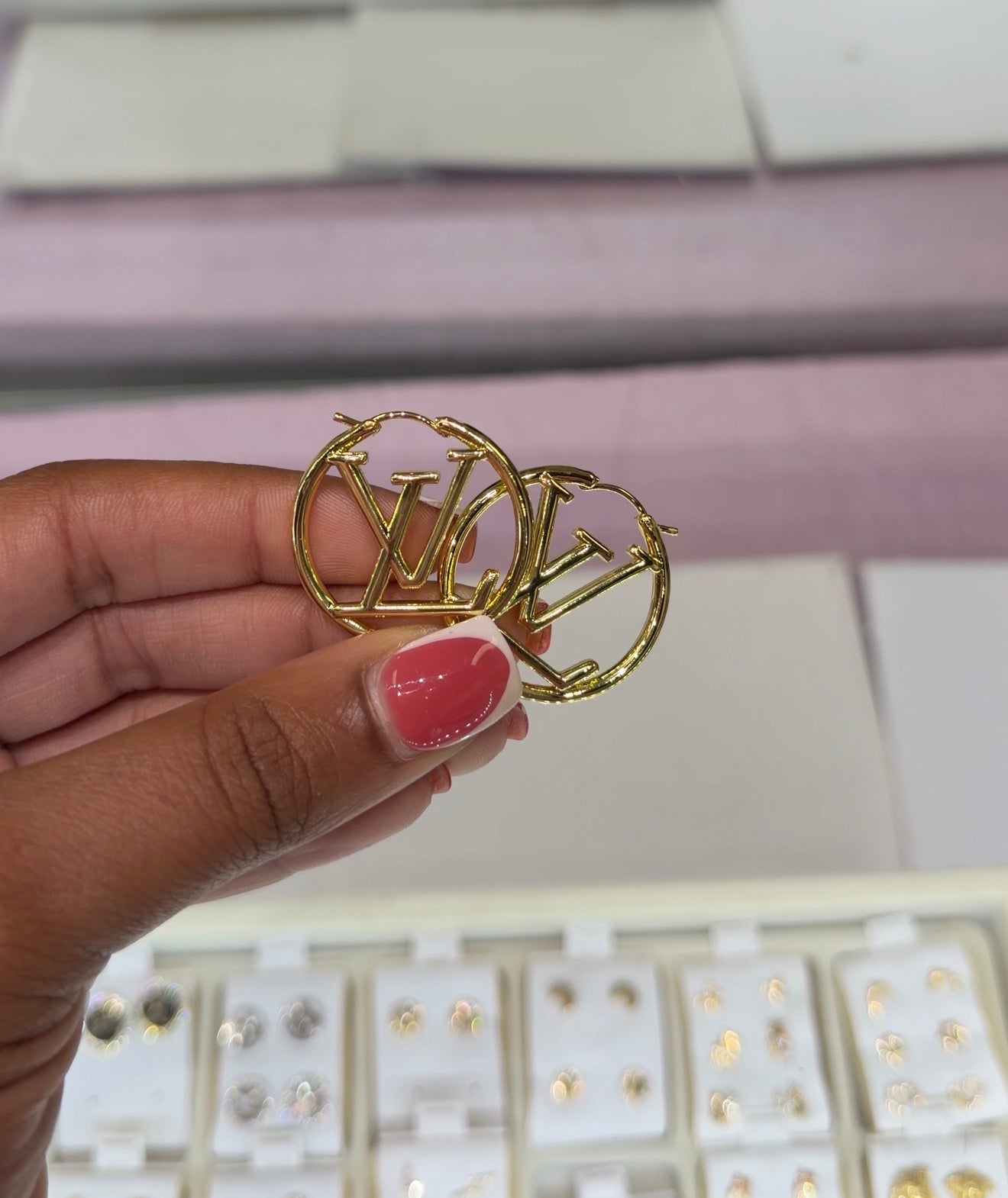 Mini LV Hoops