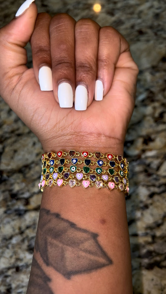Eye Heart Bracelet