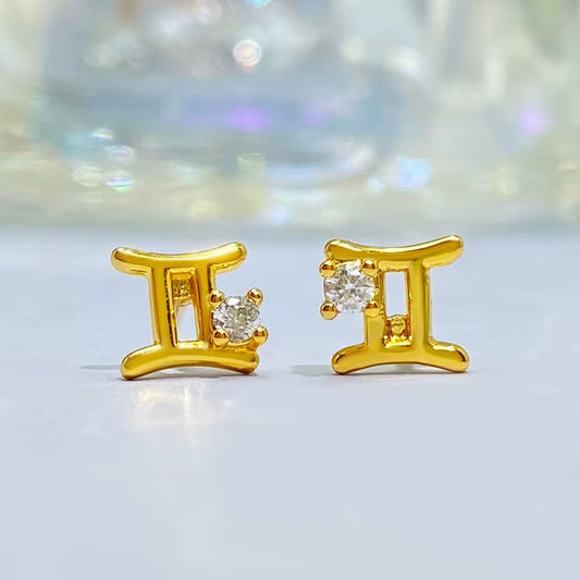 Dainty Zodiac Studs