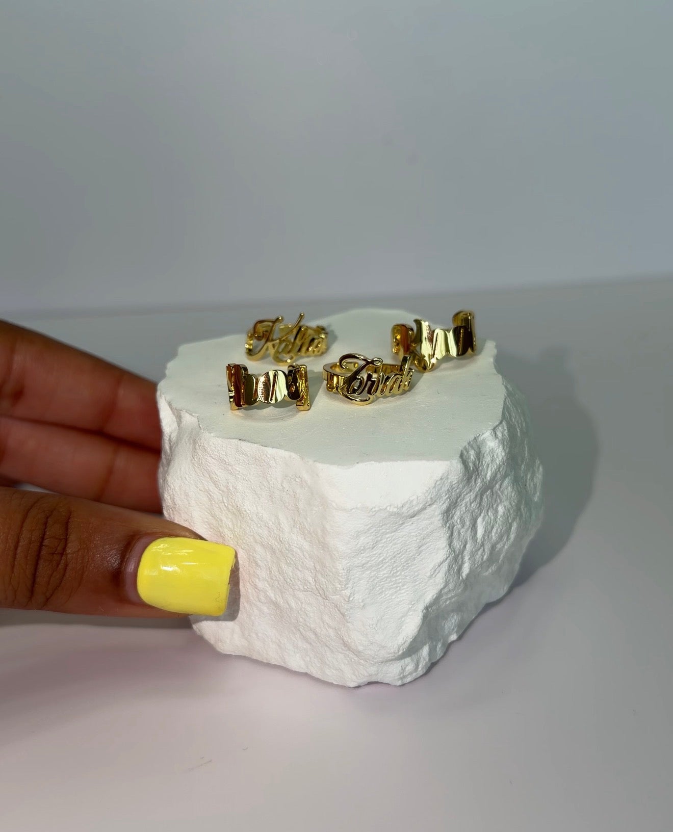 Nameplate Kids Ring