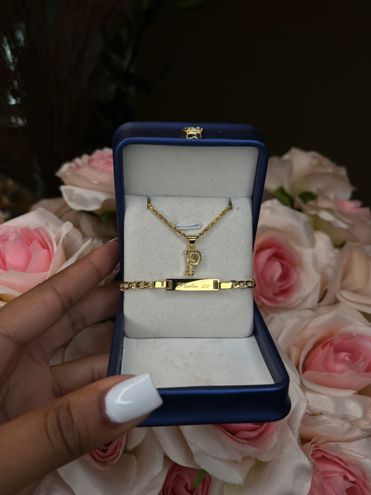 ID Bracelet & Initial Set