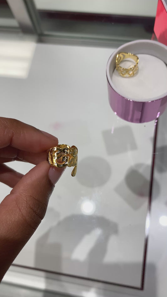 Custom Kids Nameplate Ring